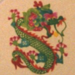 Close up of Dragon symbol