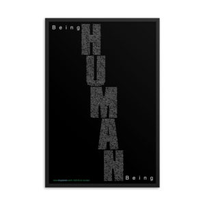 Being Human Being Framed poster