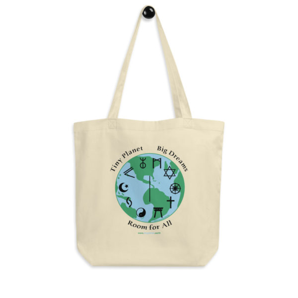 Tiny Planet Tote Bag Designed by Dorothea Mordan. Sold by Chandler Designs