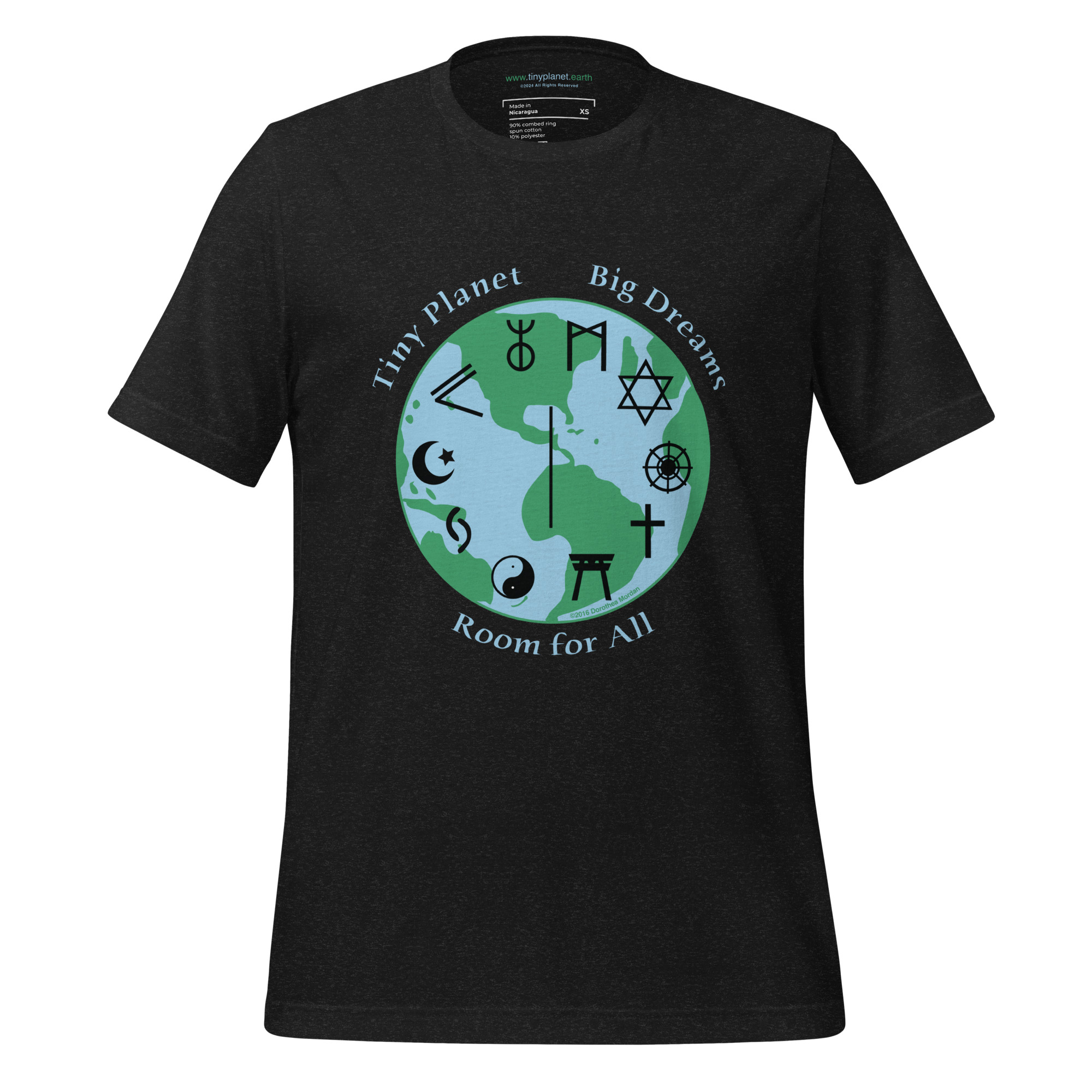 Tiny Planet, Big Dreams Short Sleeve Unisex t-shirt - Image 3