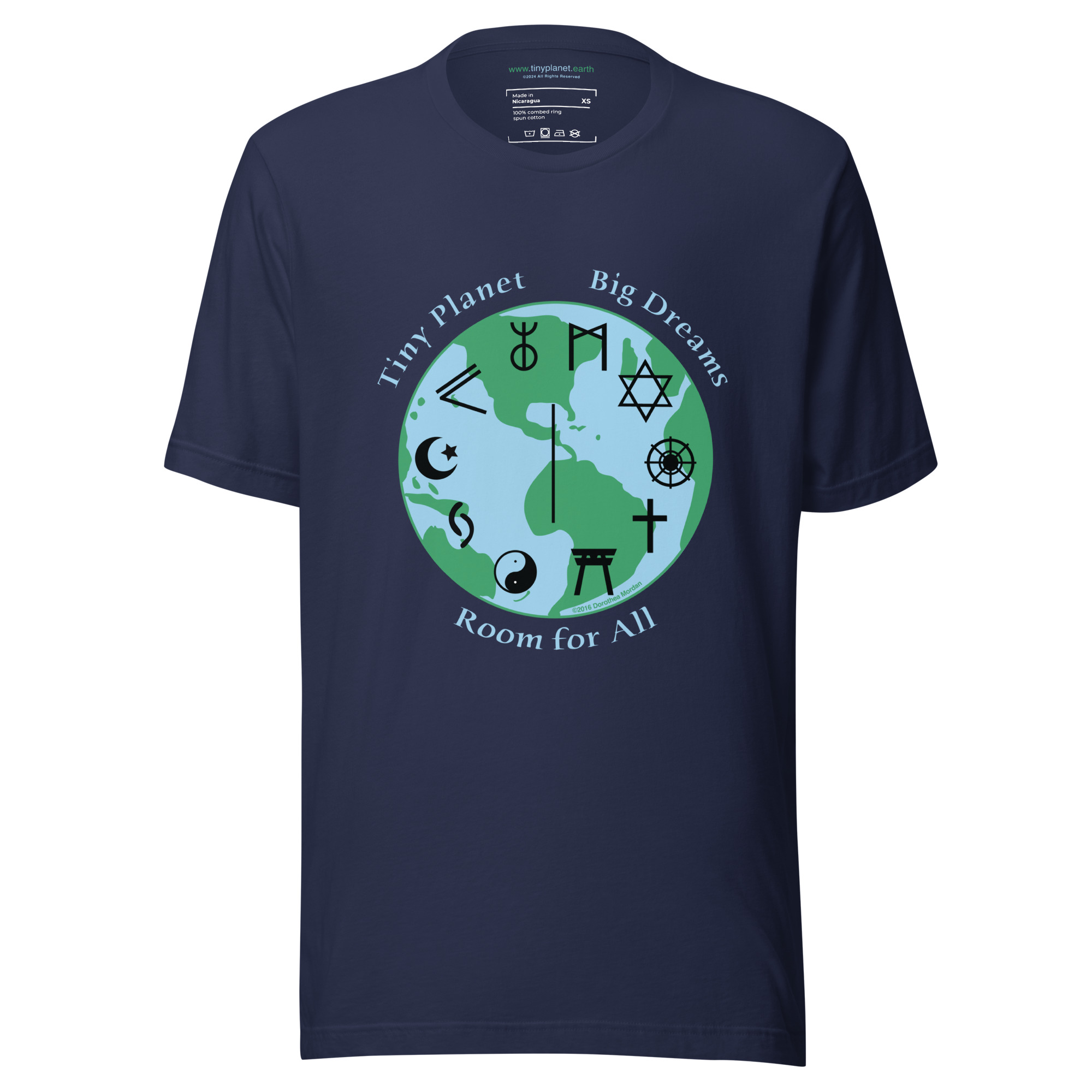 Tiny Planet, Big Dreams Short Sleeve Unisex t-shirt - Image 2