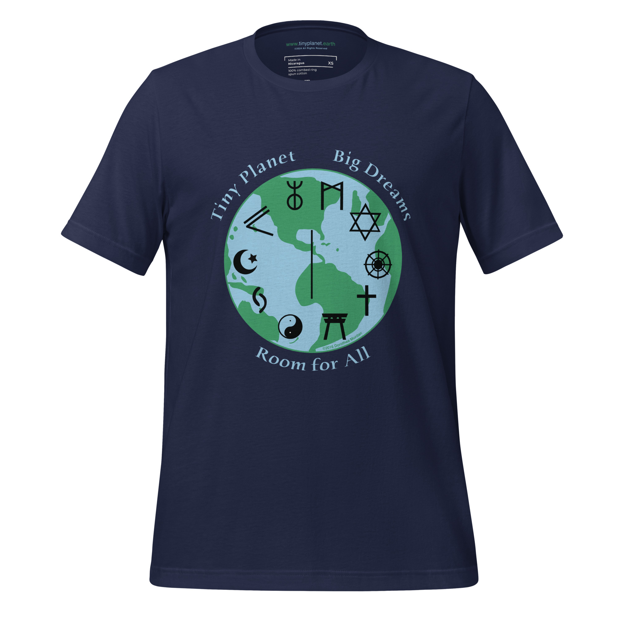Tiny Planet, Big Dreams Short Sleeve Unisex t-shirt - Image 4
